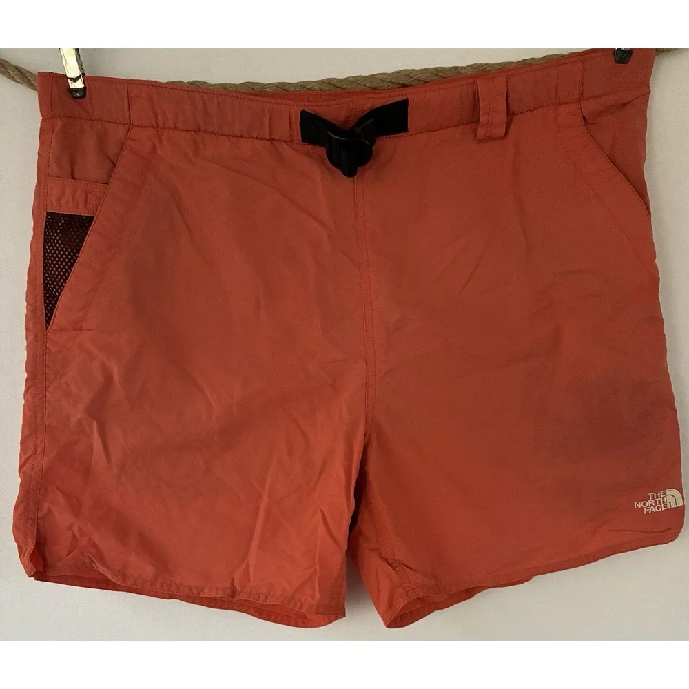 The North‎ Face Orange Athletic Shorts Mens Medium 36